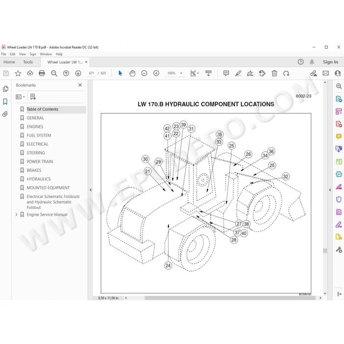 New Holland Wheel Loader LW170.B service manual