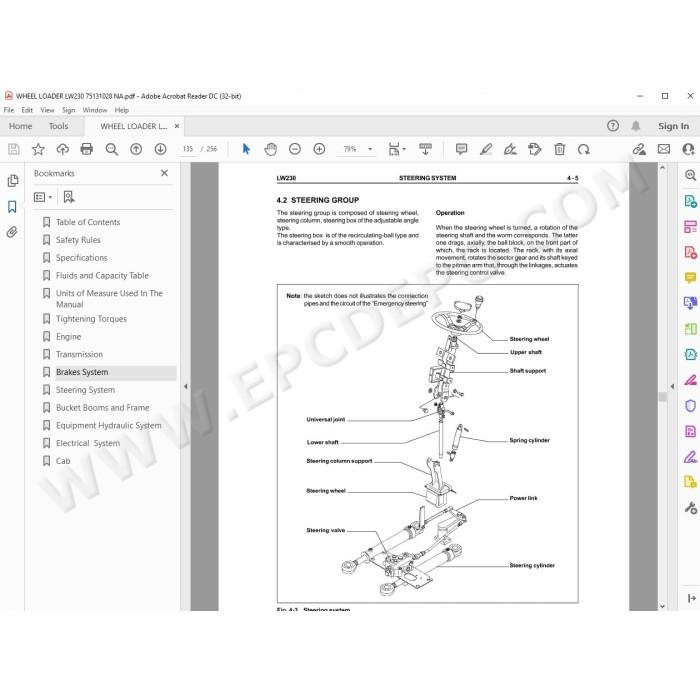 New Holland Wheel Loader LW230 service manual