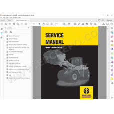 New Holland Wheel Loader LW270 LW270.B service manual