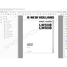 New Holland Wheel Loader LW50 LW50B LW80 LW80B service manual