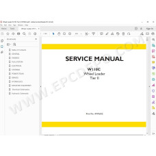 New Holland Wheel Loader W110C Tier 2 service manual
