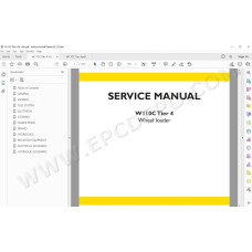 New Holland Wheel Loader W110C Tier 4 service manual