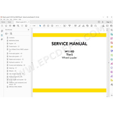 New Holland Wheel Loader W110D Tier 2 service manual