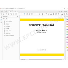 New Holland Wheel Loader W130C Tier 4 service manual
