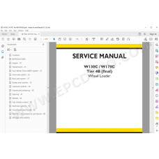 New Holland Wheel Loader W130C W170C Tier 4B service manual