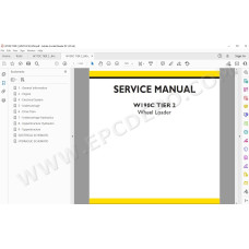 New Holland Wheel Loader W170C W190C Tier 2 service manual