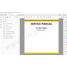 New Holland Wheel Loader W170C W190C Tier 4 service manual