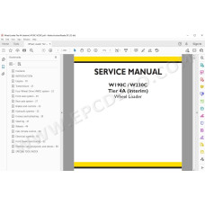 New Holland Wheel Loader W190C W230C Tier 4A Interim service manual
