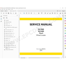 New Holland Wheel Loader W190D W230D Tier 2 service manual