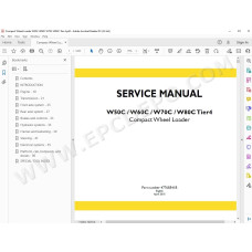 New Holland Wheel Loader W50C W60C W70C W80C Tier 4 service manual