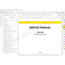New Holland Wheeled Excavator WE150B Tier 3 service manual