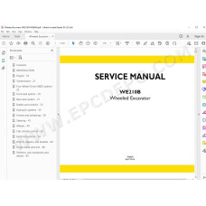 New Holland Wheeled Excavator WE210B Tier 3 service manual