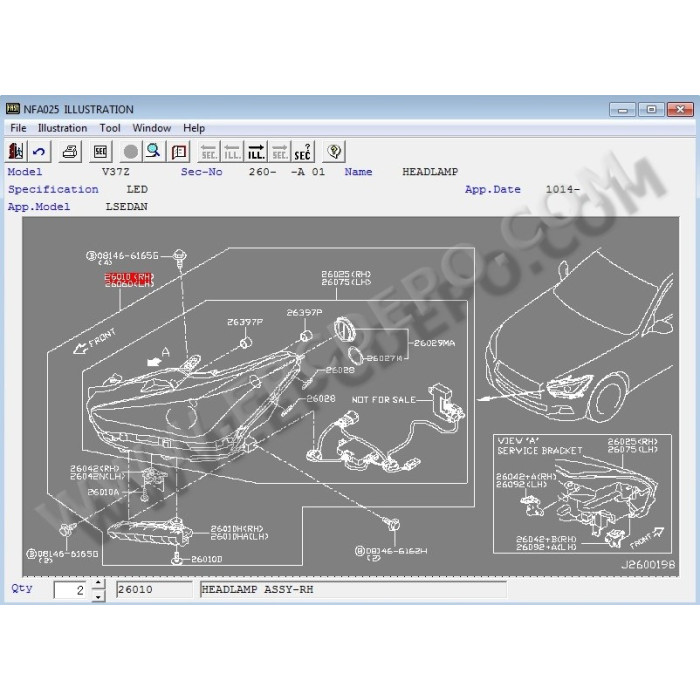 NISSAN + INFINITI EPC SPARE PARTS CATALOG 2019