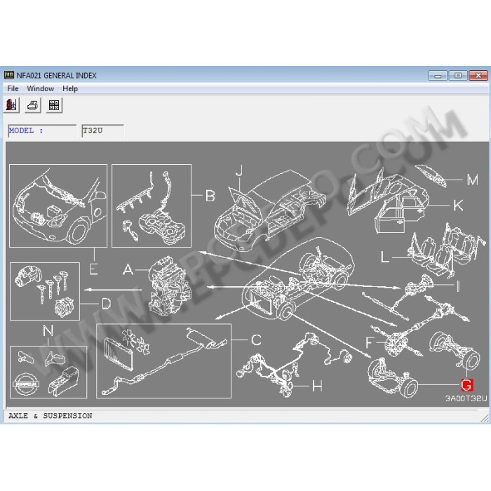 NISSAN + INFINITI EPC SPARE PARTS CATALOG 2019