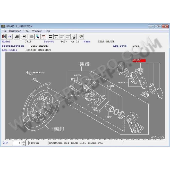 NISSAN + INFINITI EPC SPARE PARTS CATALOG 2019