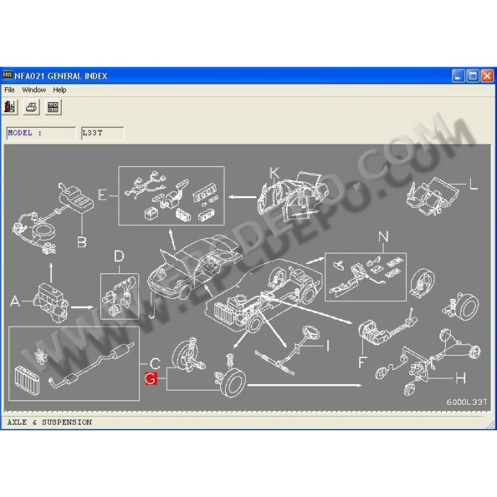 NISSAN + INFINITI GENERAL EPC PARTS CATALOG 2019