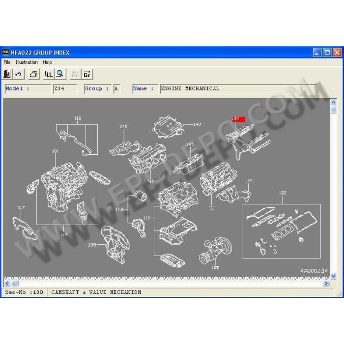 NISSAN + INFINITI CANADA EPC PARTS CATALOG 2019