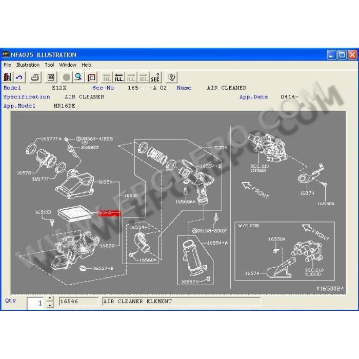 NISSAN + INFINITI CANADA EPC PARTS CATALOG 2019