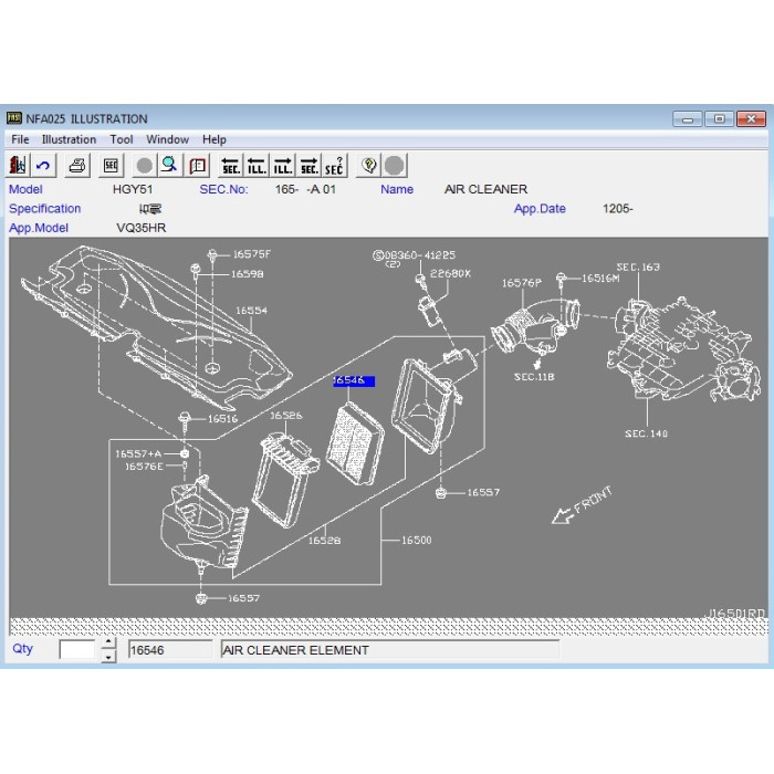 NISSAN + INFINITI JAPAN EPC PARTS CATALOG 2016