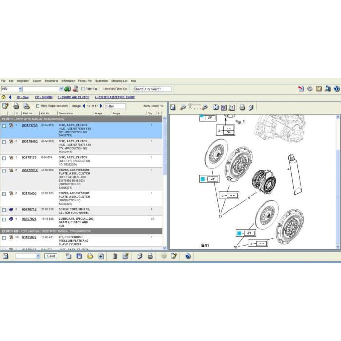 OPEL / VAUXHALL EUROPE EPC PARTS CATALOG 2012