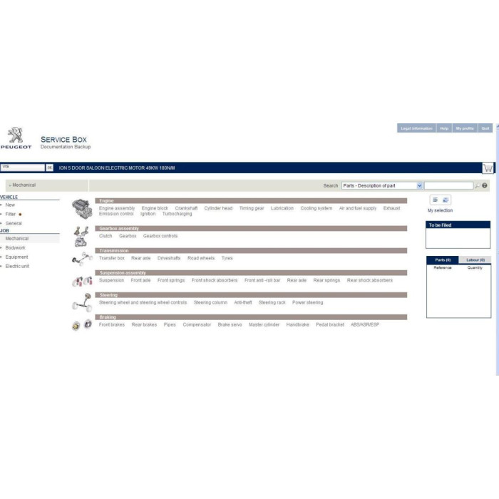 PEUGEOT EPC PARTS CATALOG + SERVICE / REPAIR 2013