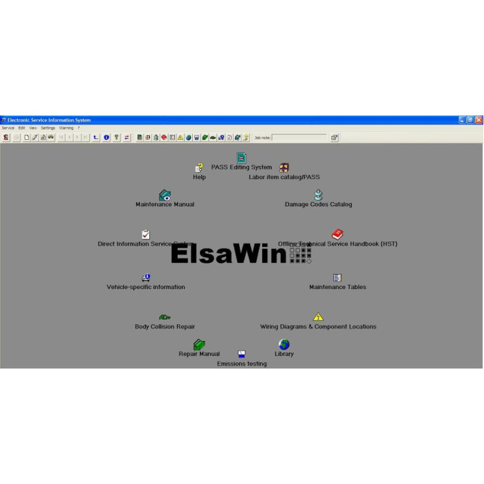 AUDI ELSA 4.0 2012 SERVICE INFORMATION SYSTEM