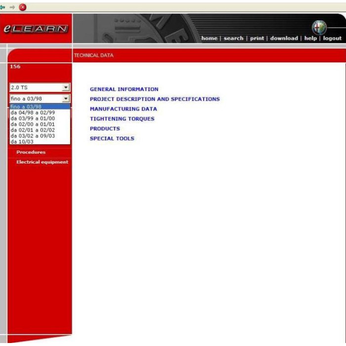 ALFA ROMEO 156 1997 - 2007 SERVICE & REPAIR