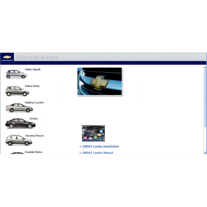 CHEVROLET EUROPE TIS 2009