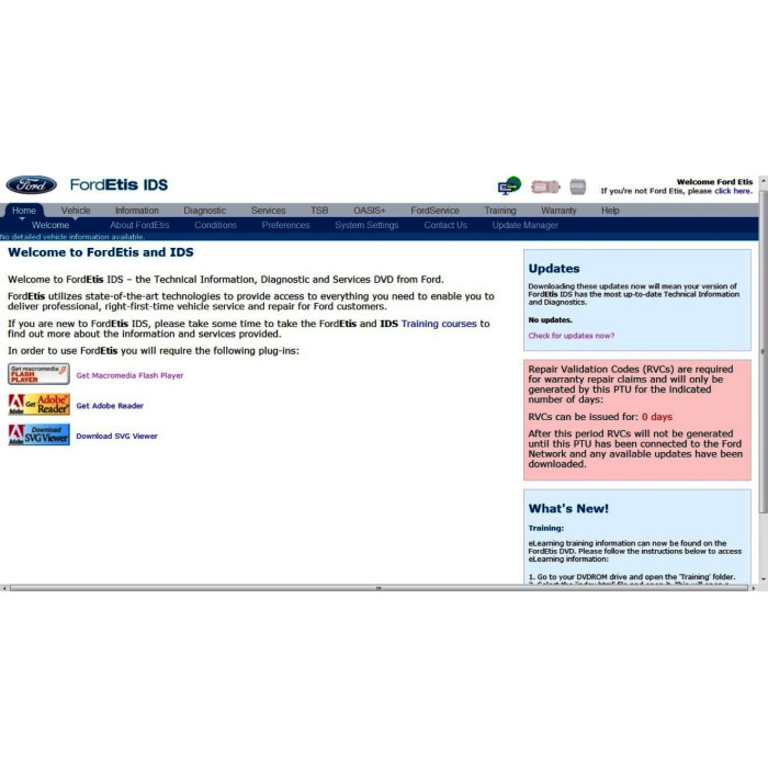 FORD EUROPE ETIS 2008 SERVICE & REPAIR