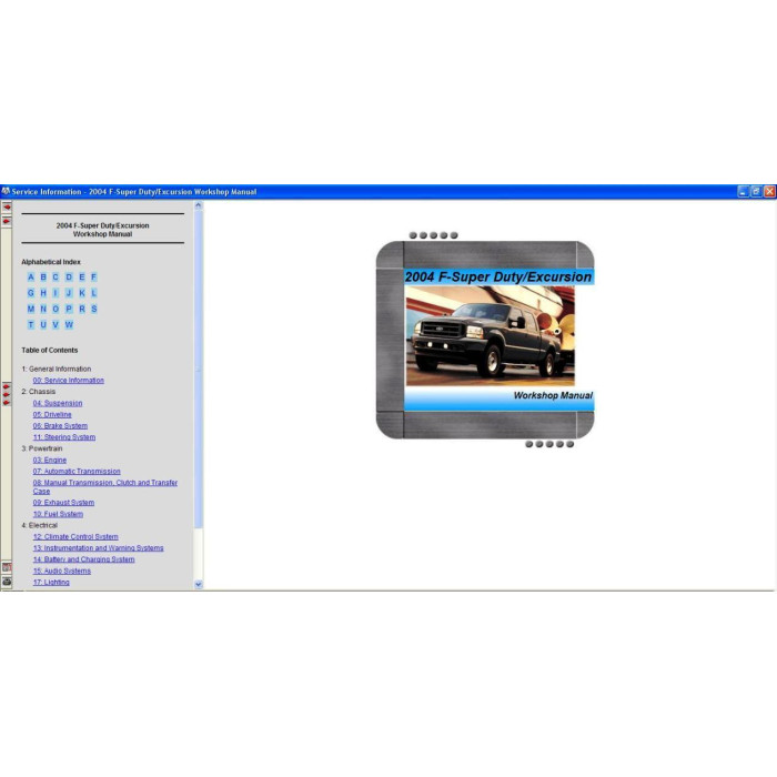 FORD USA TIS SERVICE INFORMATION 2004