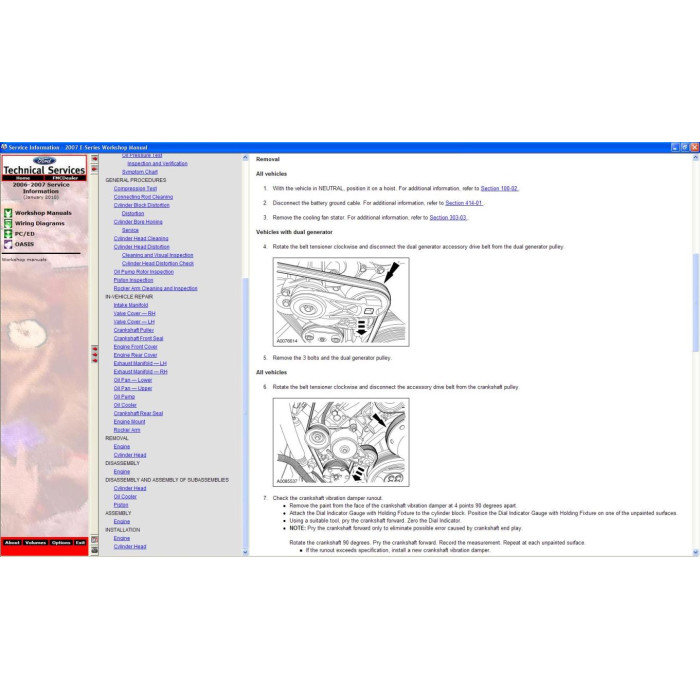 FORD USA TIS SERVICE INFORMATION 2006 - 2007
