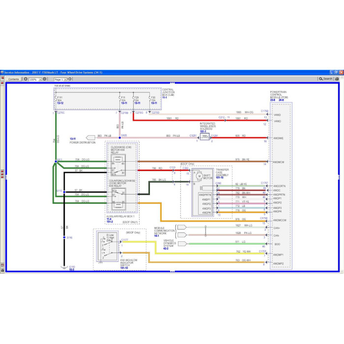 FORD USA TIS SERVICE INFORMATION 2006 - 2007