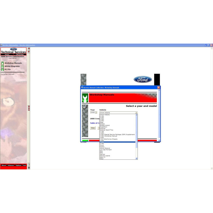 FORD USA TIS SERVICE INFORMATION 2008