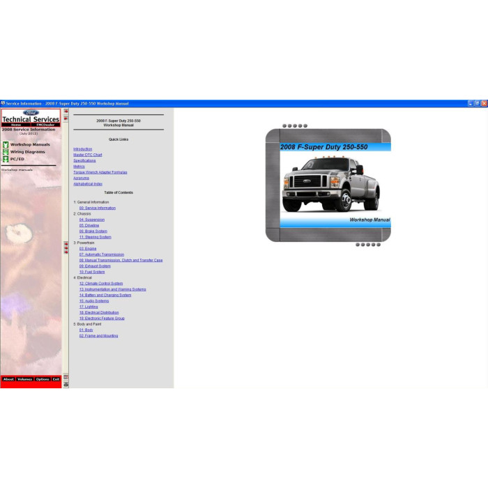 FORD USA TIS SERVICE INFORMATION 2008