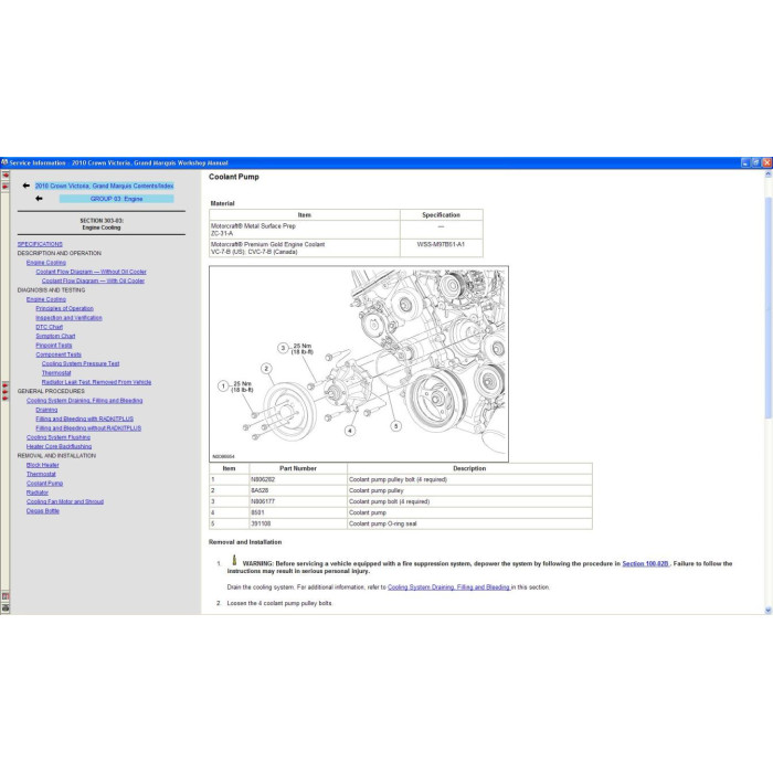 FORD USA TIS SERVICE INFORMATION 2009 - 2010