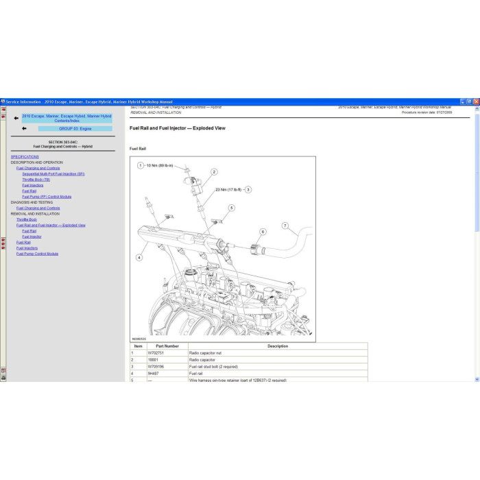 FORD USA TIS SERVICE INFORMATION 2009 - 2010