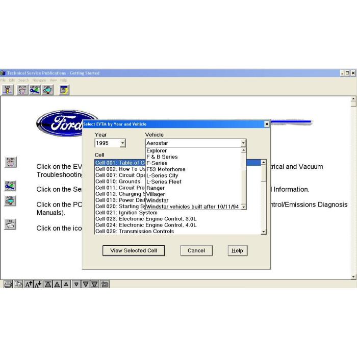 FORD TRUCK USA TIS SERVICE INFORMATION 1993 - 1995