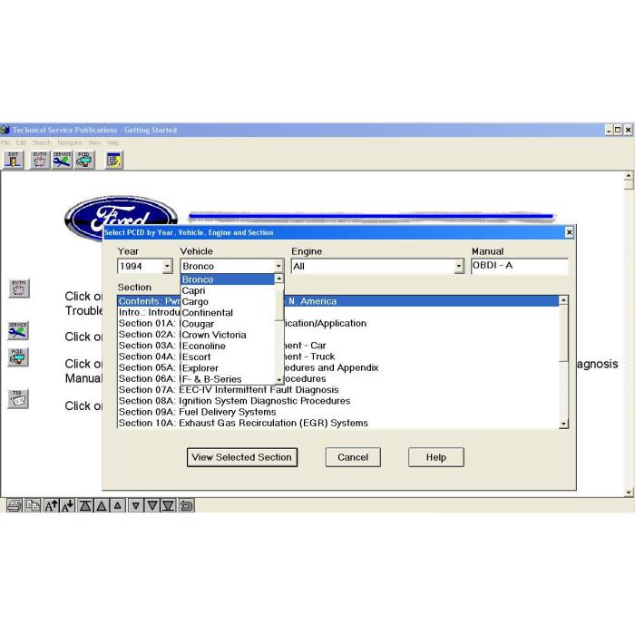 FORD TRUCK USA TIS SERVICE INFORMATION 1993 - 1995