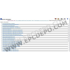 GENERAL MOTORS GM ESI SERVICE INFORMATION CATALOG 2011
