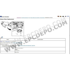 GENERAL MOTORS GM ESI SERVICE INFORMATION CATALOG 2010