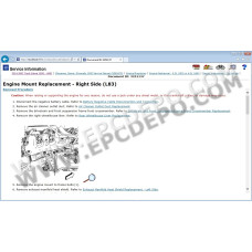 GENERAL MOTORS GM ESI SERVICE INFORMATION CATALOG 2013