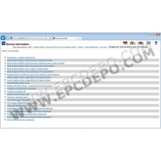 GENERAL MOTORS GM ESI SERVICE INFORMATION CATALOG 2013