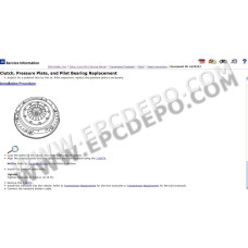 GENERAL MOTORS GM ESI SERVICE INFORMATION CATALOG 2012