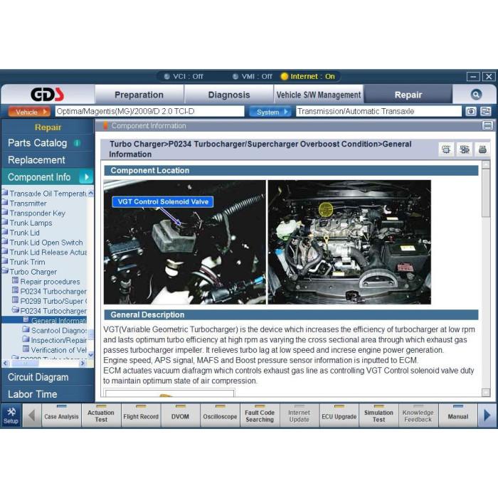KIA GDS 2013 SERVICE & REPAIR