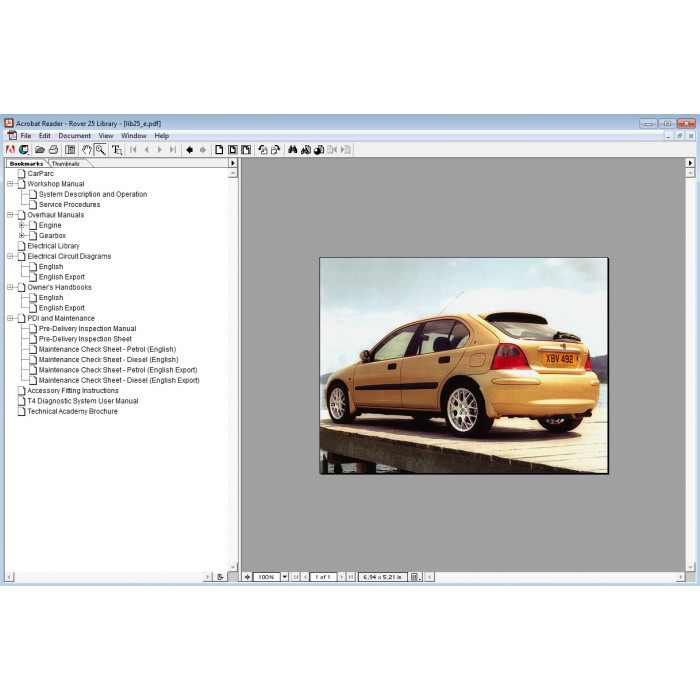 ROVER 25 45 75 / MG ZR ZS ZT ZTT TF SERVICE MANUAL