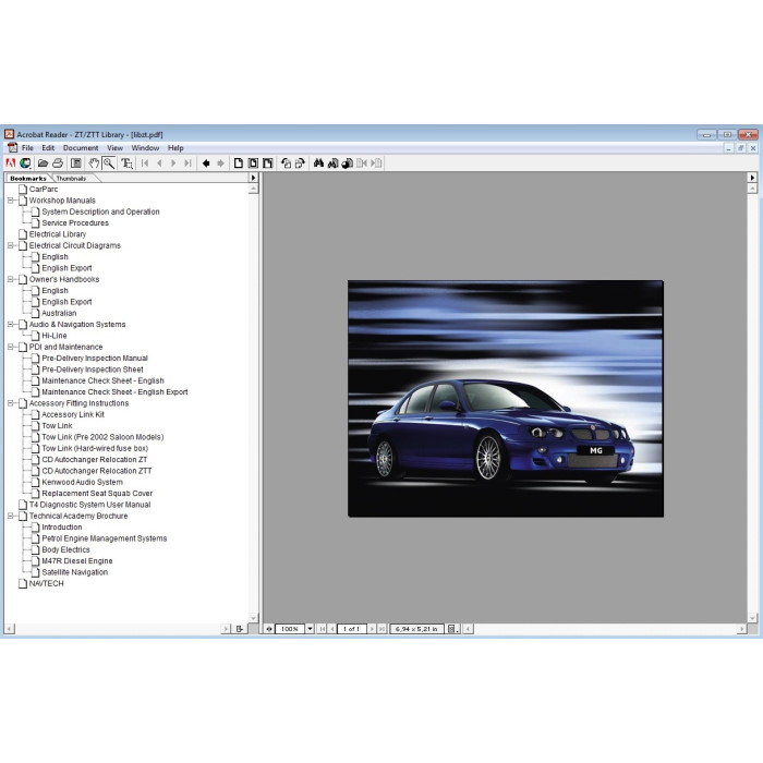 ROVER 25 45 75 / MG ZR ZS ZT ZTT TF SERVICE MANUAL