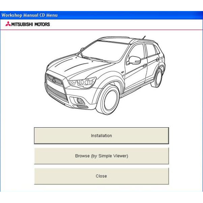 MITSUBISHI ASX 2010 - 2015 SERVICE & REPAIR MANUAL