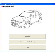 MITSUBISHI OUTLANDER 2012 - 2015 SERVICE MANUAL