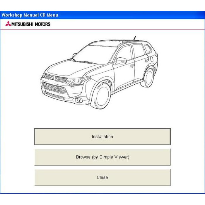 MITSUBISHI OUTLANDER 2012 - 2015 SERVICE MANUAL