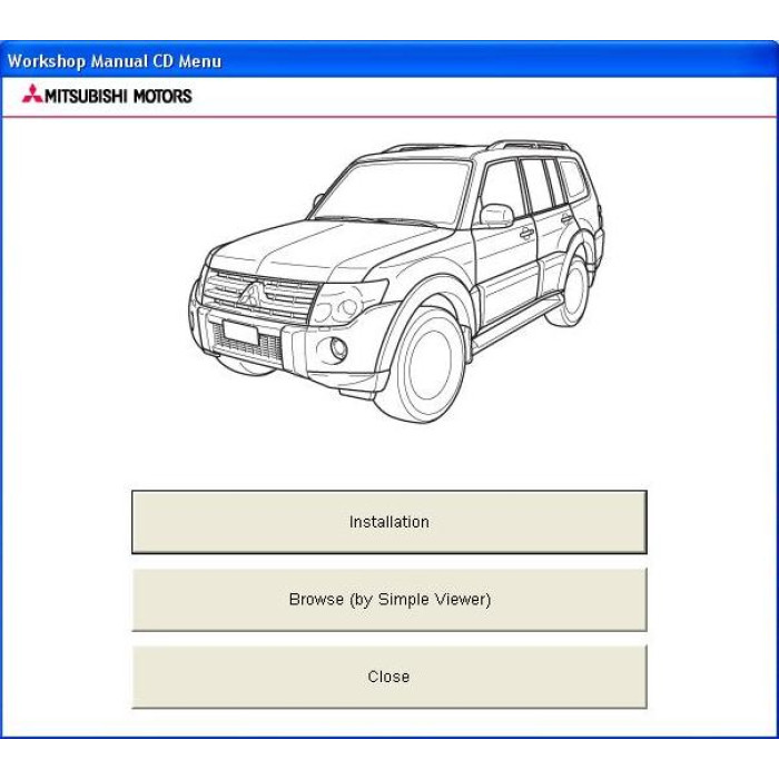 MITSUBISHI PAJERO IV 2006 - 2015 SERVICE MANUAL